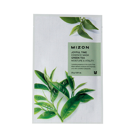 Маска для лица Mizon с экстрактом зелёного чая 23гр