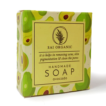 Мыло глицериновое 85гр с маслом Avocado