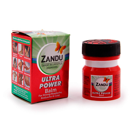 Бальзам Zandu Ultra Power Занду обезболивающий 8гр