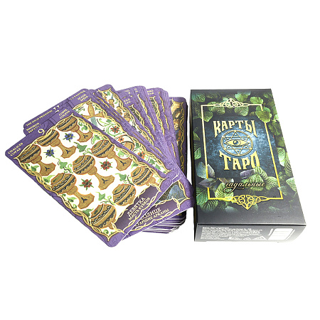 Карты Таро Гадальные 78 карт 11,5см-6,5см-3,5см