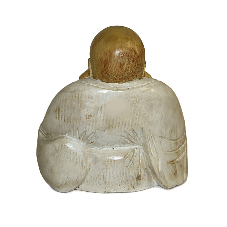 Фигурка деревянная Хотей смеющийся дерево Суар 30см притягивает богатство и счастье