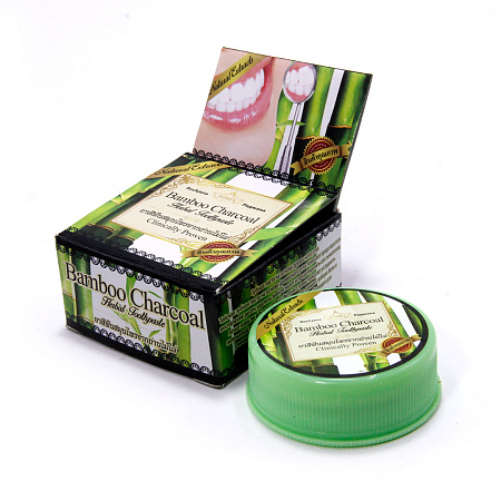 Зубная паста Thai Herbal Toothpaste на основе Бамбукового угля 30гр 