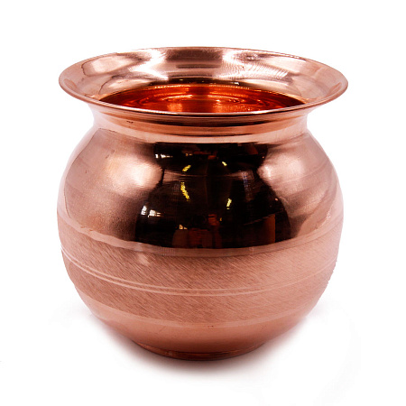 Медная лота  для настаивания медной воды d-8см h-8см 280ml