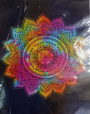 Покрывало Мандала 210см-135cм хлопок 