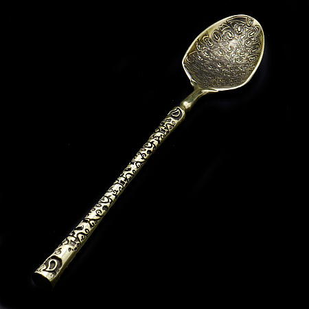 Ложка Столовая подарочная 22см резная бронза Россия