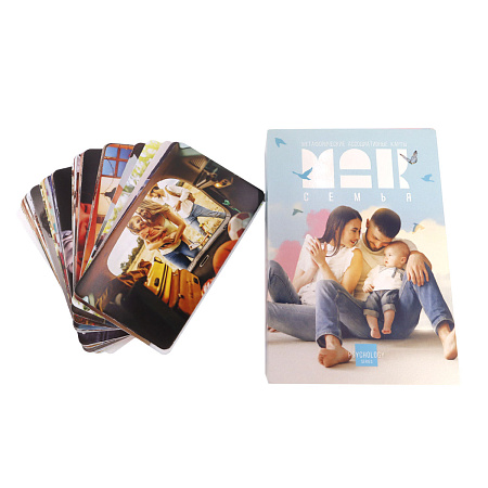 Метафорические ассоциативные карты Семья 50карт 15,5см-10,5см