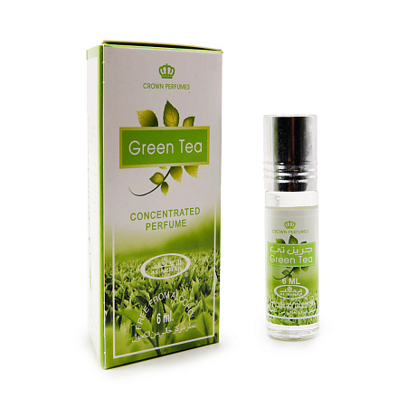 Масло парфюмерное AL REHAB Green Tea женский аромат 6ml 