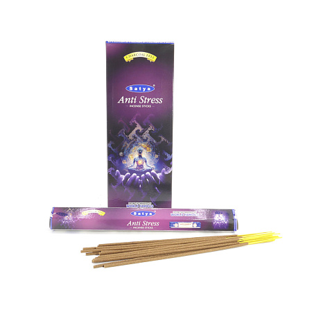 Благовония Satya Hexa Anti Stress Антистресс аромапалочки уп-6шт SH-ANS