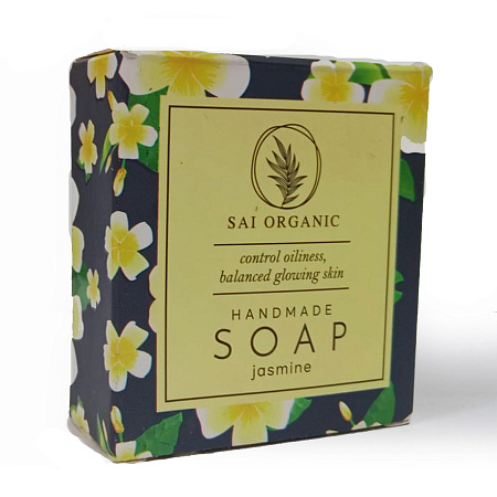 Мыло глицериновое 85гр с маслом Jasmine