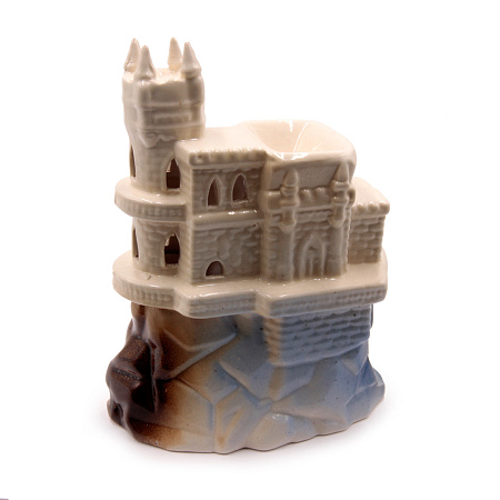 Аромалампа Ласточкино гнездо Замок керамика глазурь 16см