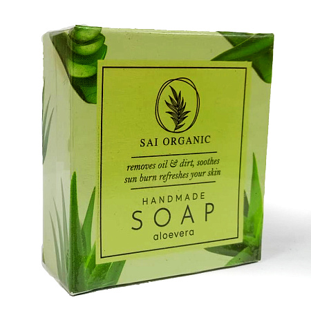 Мыло глицериновое 85гр с маслом Aloevera