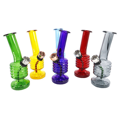 Бонг GlassBong ZGB06  13см стекло цвета в ассортименте