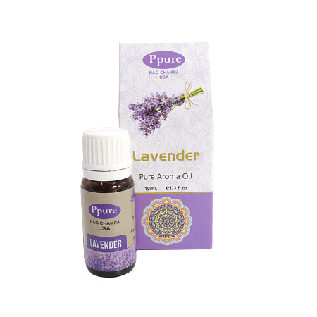 Масло Ppure LAVENDER 10мл уп-4шт Лаванда ароматическое масло для аромаламп 