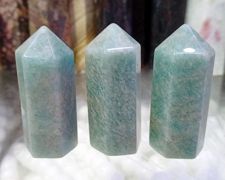 Кристалл амазонит камень счастья и удачи, привлекает изобилие 3,5см