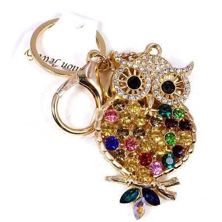 Оберег брелок Сова МИКС символ процветания через мурость 13см