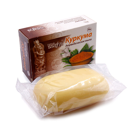 Мыло Aasha с куркумой 75гр