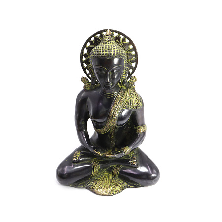 Будда дарующий бессмертие Antique Green Бронза h-25см L-18см 3,400кг