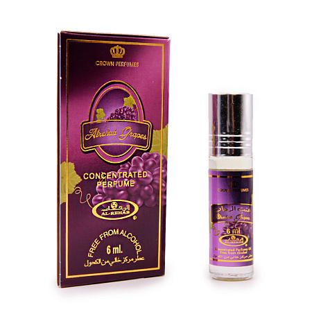 Масло парфюмерное AL REHAB Alrehab Grapes унисекс 6ml 