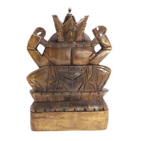 Сувенир из дерева Ганеш 30см символ достижения цели, процветания и изобилия