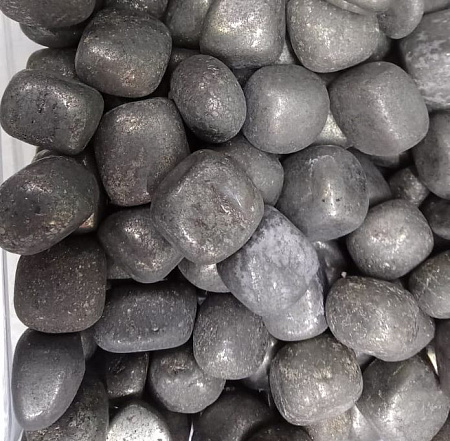 Камень Галтовка Пирит камень счастья притягивает денежную энергию