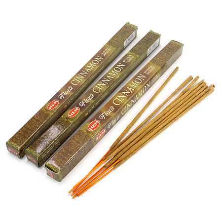 Благовония HEM sq Flora Cinnamon Masala корица уп-25шт натуральная серия 