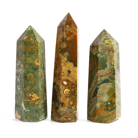 Кристалл камень Зеленая Яшма - приносит удачу в любви, дарует защиту, исцеление и долгую жизнь 8см