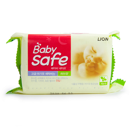 Мыло LION детское с ароматом трав Baby Safe 190гр срок годности 06/23г