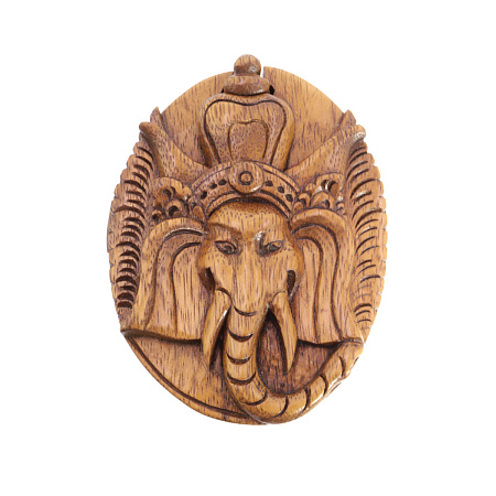 Шкатулка с секретом Слон 5,5см-12см из ценных пород дерева Тик