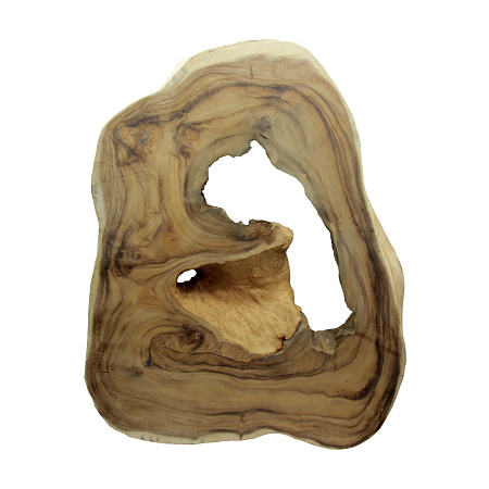 Слэб для декора интерьера из ценных пород дерева Суар 97см-75см-8.5см 18.200кг