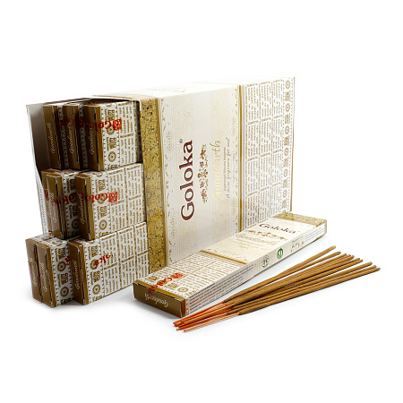 Благовония Goloka Goodearth уп-12шт светлые с пыльцой 15g