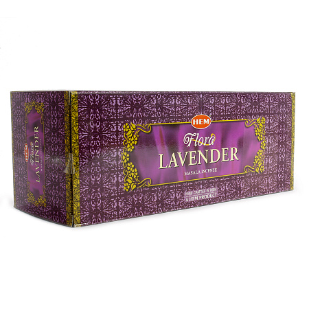 Благовония HEM sq Flora Lavender Masala лаванда уп-25шт натуральная серия