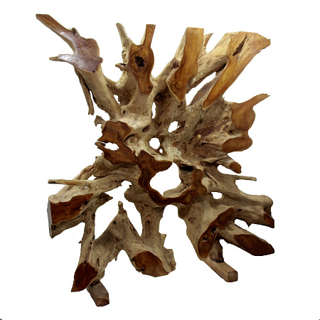 Панно слэб для декора интерьера  из ценных пород дерева Суар 100см-100см-10см 25,75кг