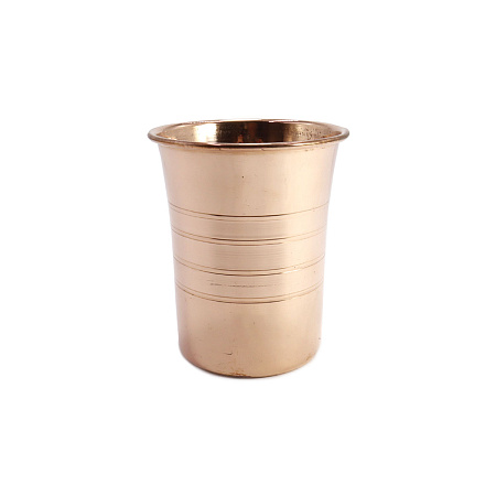 Медный стакан для настаивания медной воды d-8см h-9см 300ml