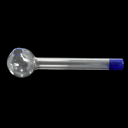 Трубка  для курения c шаром стекло 10см