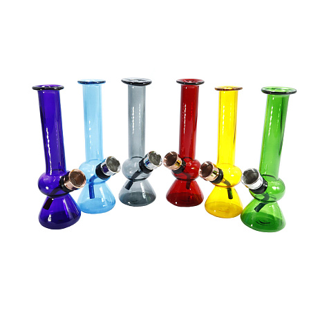 Бонг GlassBong ZGB01  13см стекло цвета в ассортименте