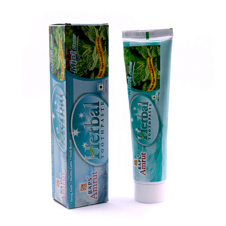 Зубная паста Herbal Paste Mint Flavour травяная с мятой 150гр