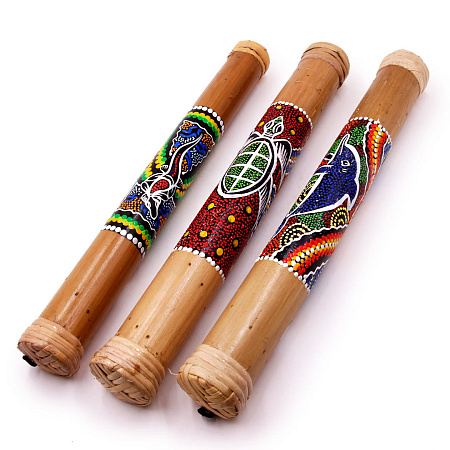 Посох дождя бамбук Роспись в точку h-40см cоздает защитное поле, нейтрализует негатив 