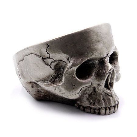 Пепельница Череп  символизирует защиту от внезапной смерти d-12см L-17см ХРУПКОЕ