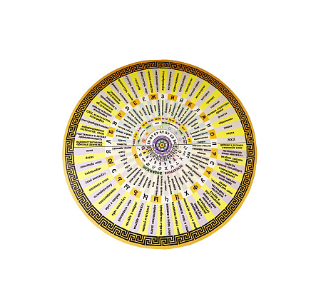 Доска диагностическая для маятника Выбор пути круглая ХДФ 27см