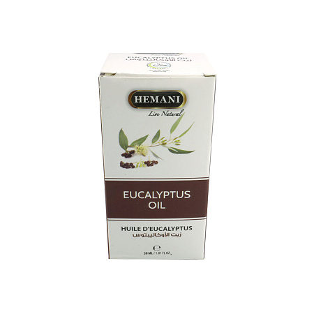 Арабское Масло HEMANI Eucalyptus oil Эвкалипт косметическое 30мл  