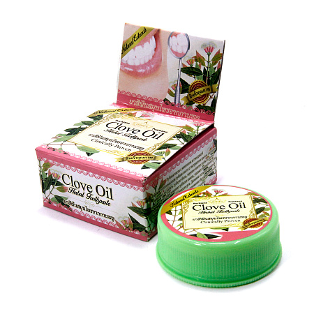 Зубная паста Thai Herbal Toothpaste с экстрактом масла Гвоздики 30гр 