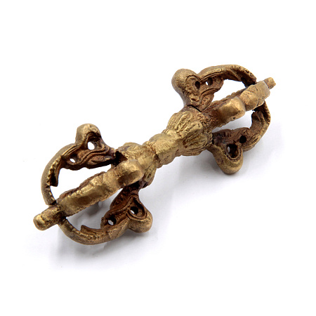 Ваджра Оружие древних Богов Символ духовной мощи металл 6см 33гр