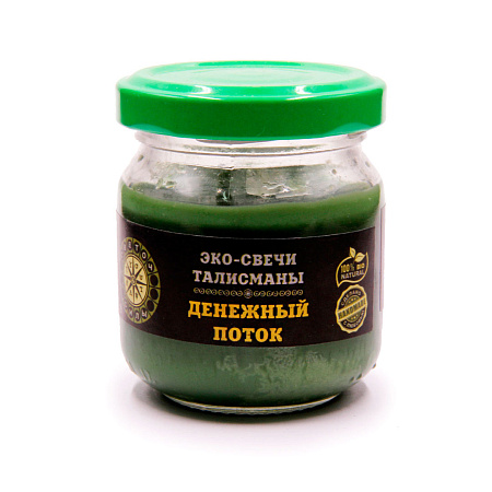 Эко Свеча Денежный поток 7х5см