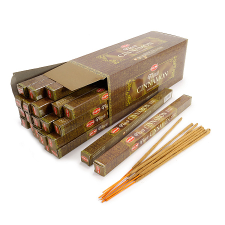 Благовония HEM sq Flora Cinnamon Masala корица уп-25шт натуральная серия 